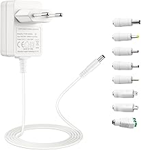 5V 2A Netzteil Universal AC220V 230V zu DC5V 0,5A 1A 1,5A Leistungstreiber, Adapter 5,5mm mit 8 Stecker Konverter Wechselrichter Ladegerät Transformator Ladegerät für Tablet USB HUB Kamera (DC5V~2A)