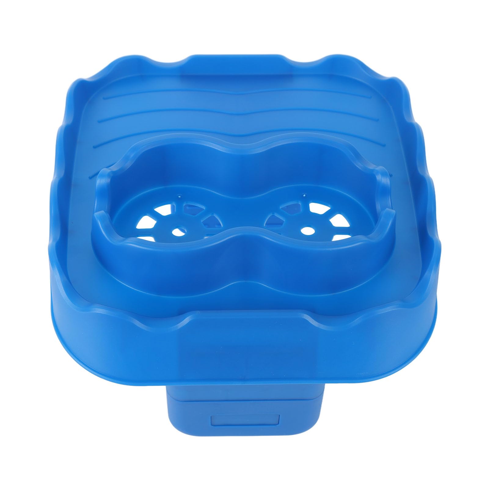Bandeja antideslizante para piscinas y bañeras de spa, bandeja versátil azul con diseño estable, perfecta para uso en exteriores e interiores