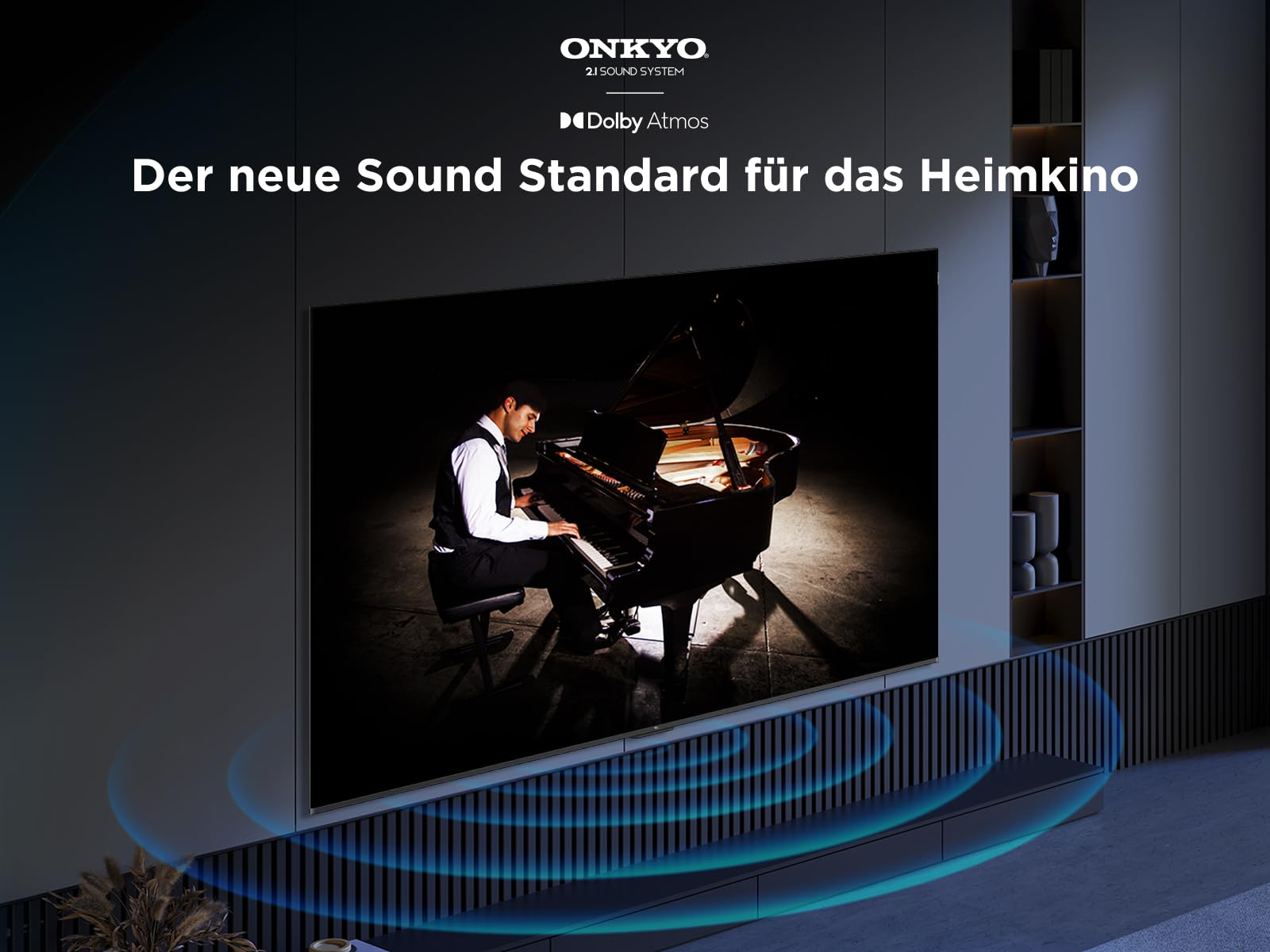 TCL 65T8C 65 Zoll QLED 4K HDR UHD Fernseher, Smart Google TV Dolby Vision & Atmos, 144Hz Motion Clarity Pro, Game Bar, ALLM, FreeSync, Onkyo 2.1 Sound, Sprachsteuerung, Kompatibel mit Google Assistant
