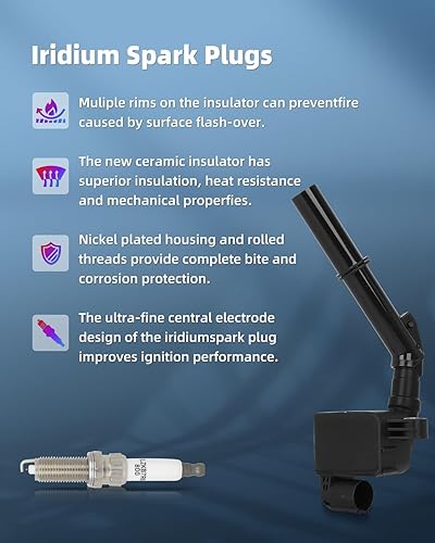 Vista 1395 de ECCPP Bobinas de encendido portátiles de repuesto para automóvil compatibles con Infiniti I30/para Nissan Maxima 3.0L V6 2000-2001 Reemplazo