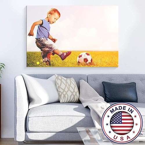Miniatura 2 de NWT Impresiones de lienzo personalizadas con tus fotos para niños mayores, cuadros de lienzo personalizados para pared para imprimir enmarcadas de