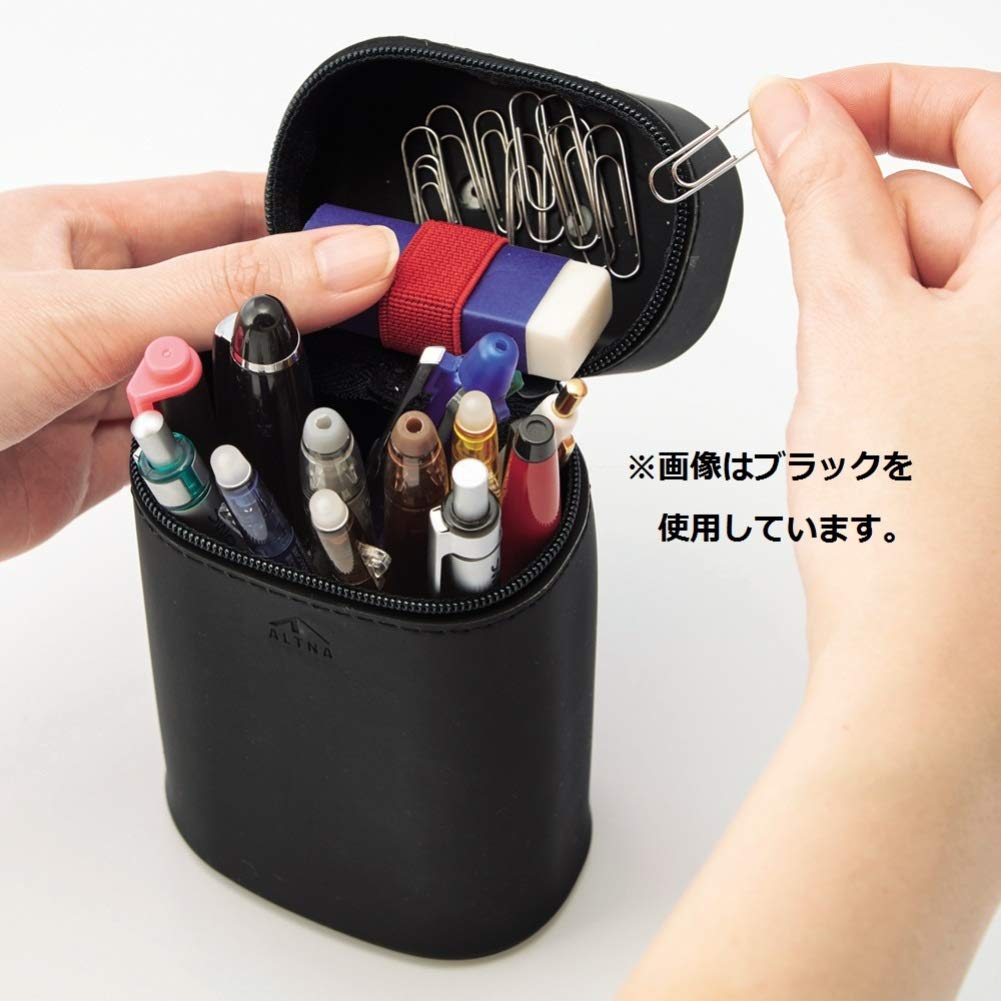 Amazon | リヒトラブ スタンド ペンケース マグネット付き オリーブ