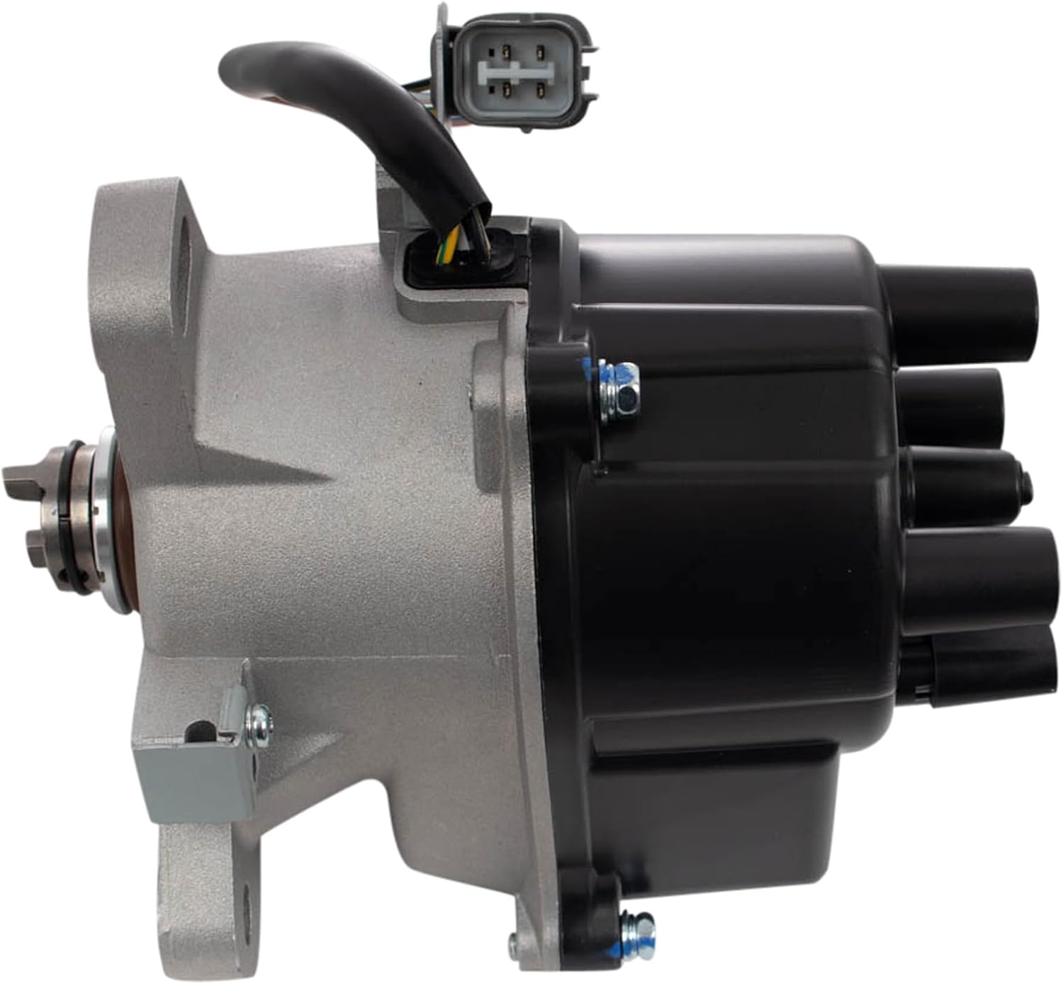 TRQ Ignition Coil Kit 2 Piece Distributor Compatible with 1998-2002 Honda Accord