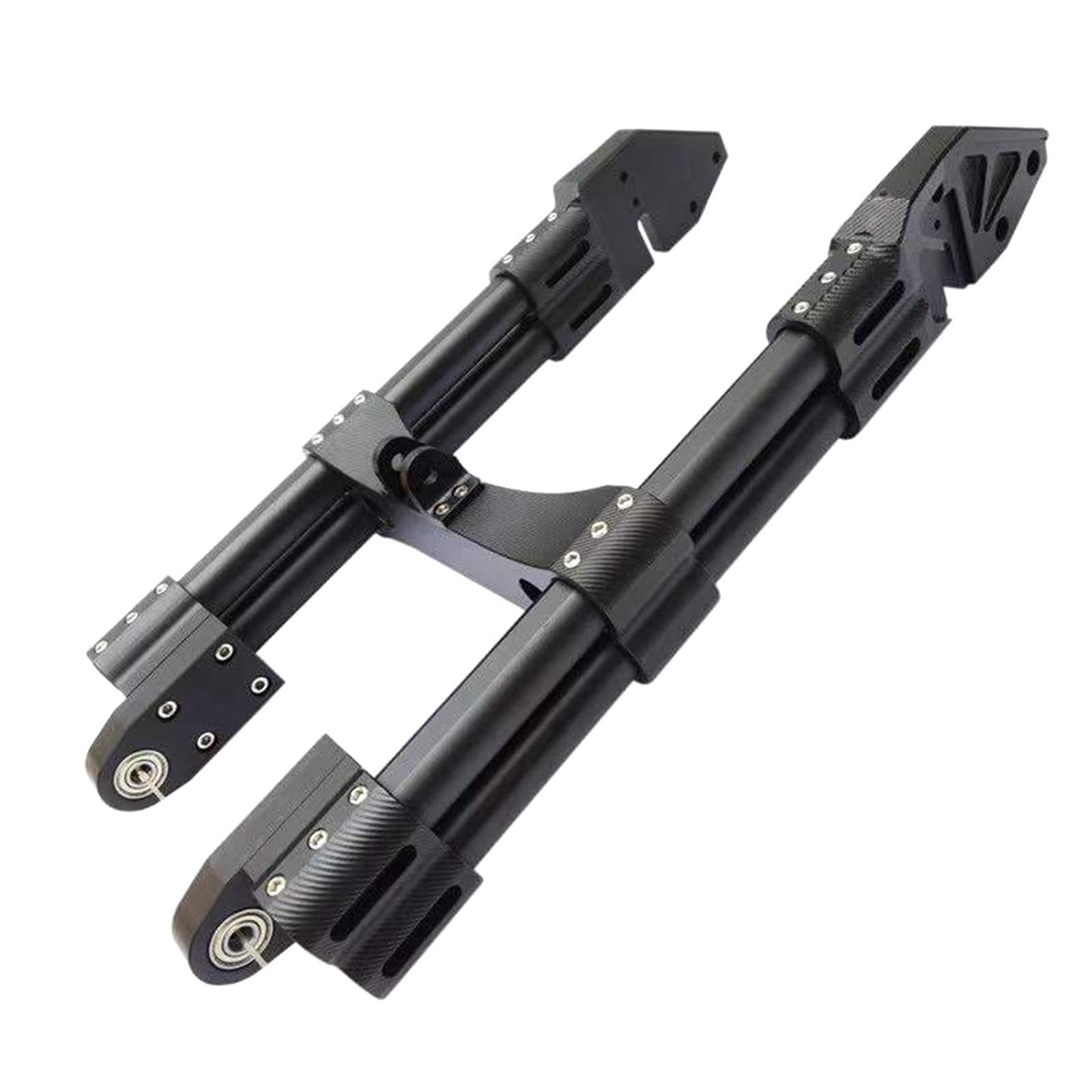 Widelec Ramiona Szpule Pasuje do M3 M5 M6 Monkey M3 M5 Motocykl Wahacz 3D CNC Regulowany Aluminiowy Podwójny Rurowy Tylny Płaski Widelec szpule motocykla wahacz(60cm tube black)