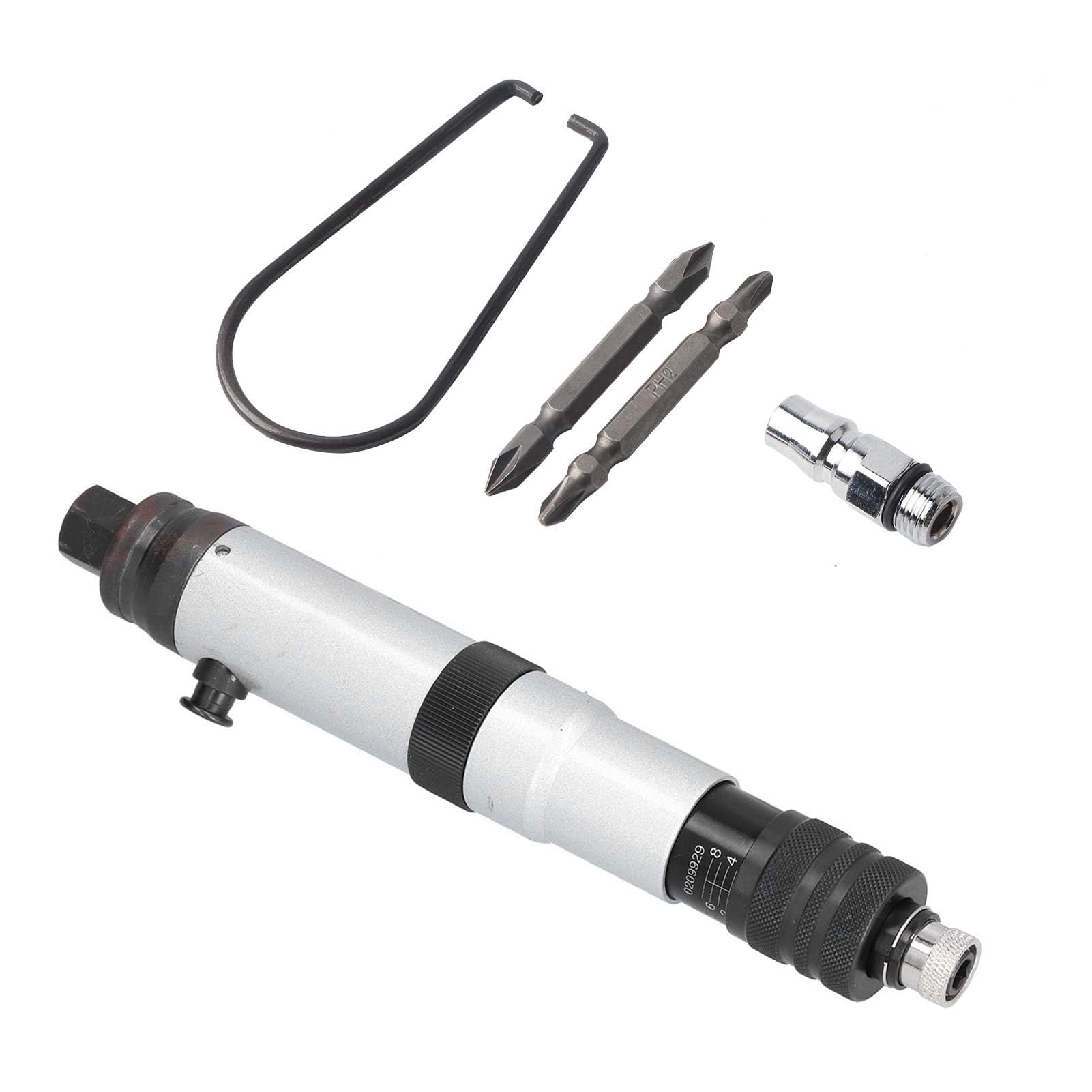 FTVOGUE Destornillador Neumático de Mano con Control de par, Material de Aleación de Zinc con Velocidad de 1200 Rpm para Decoración del Hogar y Aplicaciones de Maquinaria