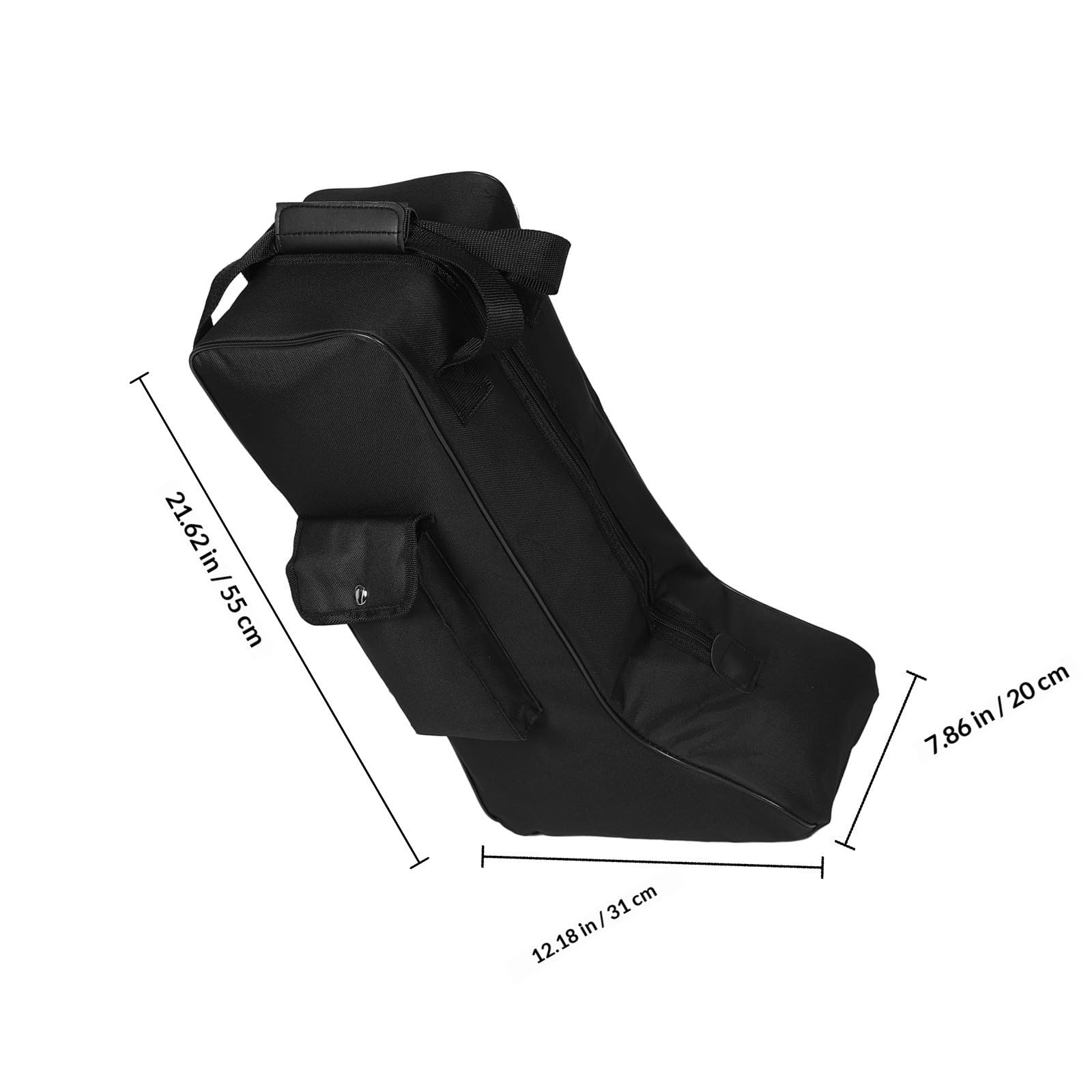 Healvian Borsa per Stivali da Equitazione, Borsa Stivali Alti Oxford, Tasca Frontale, Nero, per Riding Boots e Tall Boots, per Escursionismo e Sci