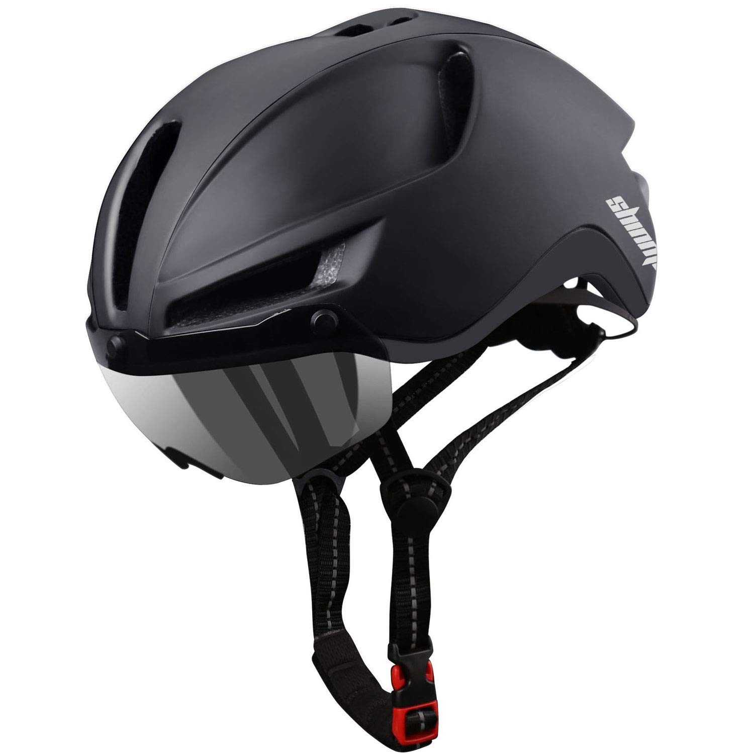 Casco Bici Shinmax Con Occhiali Magnetici - Regolabile 56-61cm - Per MTB E City - Foto 5
