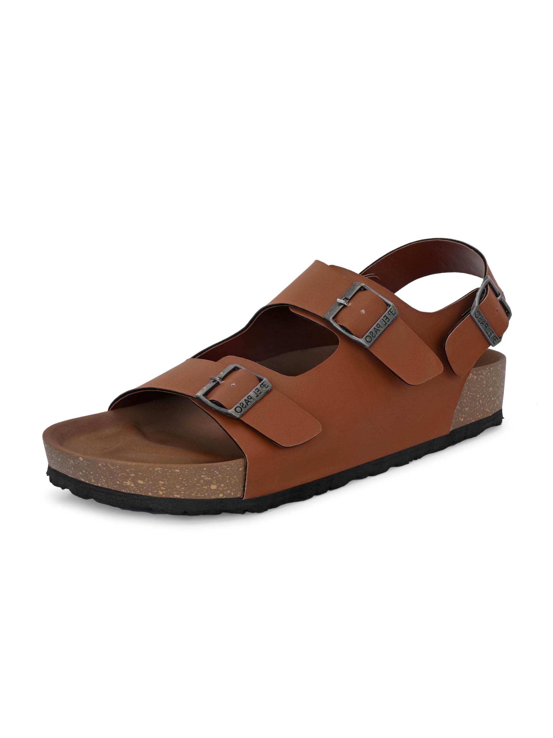 EL PASO Mens Tan Faux Leather Chappals Afro Sandals - 10 UK (B0D92RBJYQ) Amazon Price History, Amazon Price Tracker