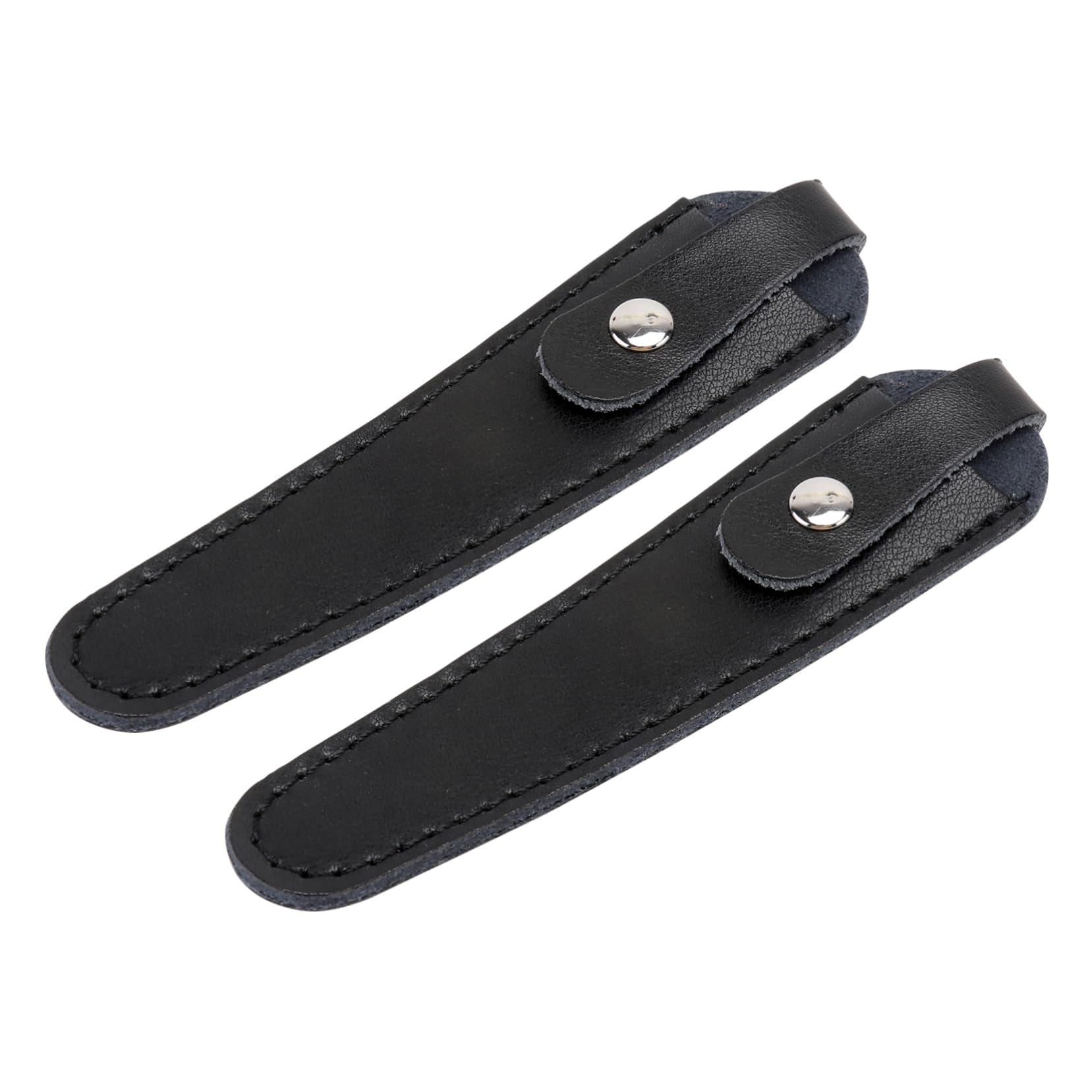 FRCOLOR 3sets Scissor Case for Hairdressers Cattlehide Scissors Cover Protective Bag 2pcs*3