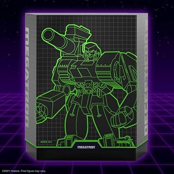 Super7 ULTIMATES! Transformers Megatron (G2 Comic) - 7 Transformers Action Figure with Accessories Classic Cartoon Collectibles and Retro Toys