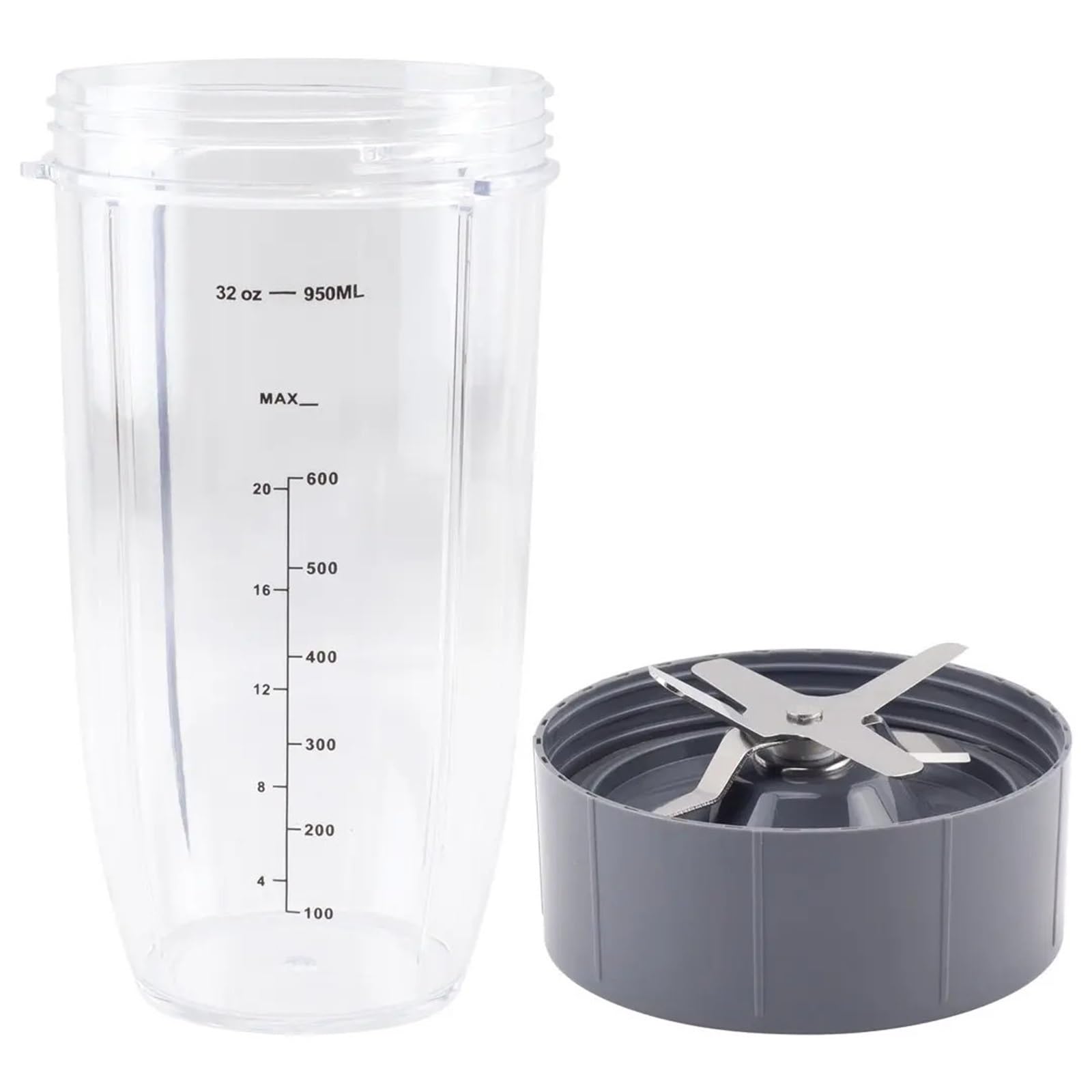 Cuchilla extractora de repuesto y vaso colosal 32 oz para triturar hielo y semillas