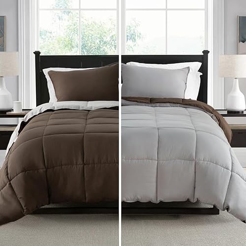 Vista 68 de KASENTEX - Conjunto de acolchado de edredón con fundas reversibles, ultra suave, hipoalergénico y lavable a máquina Turquesa Verde Mar/Azul