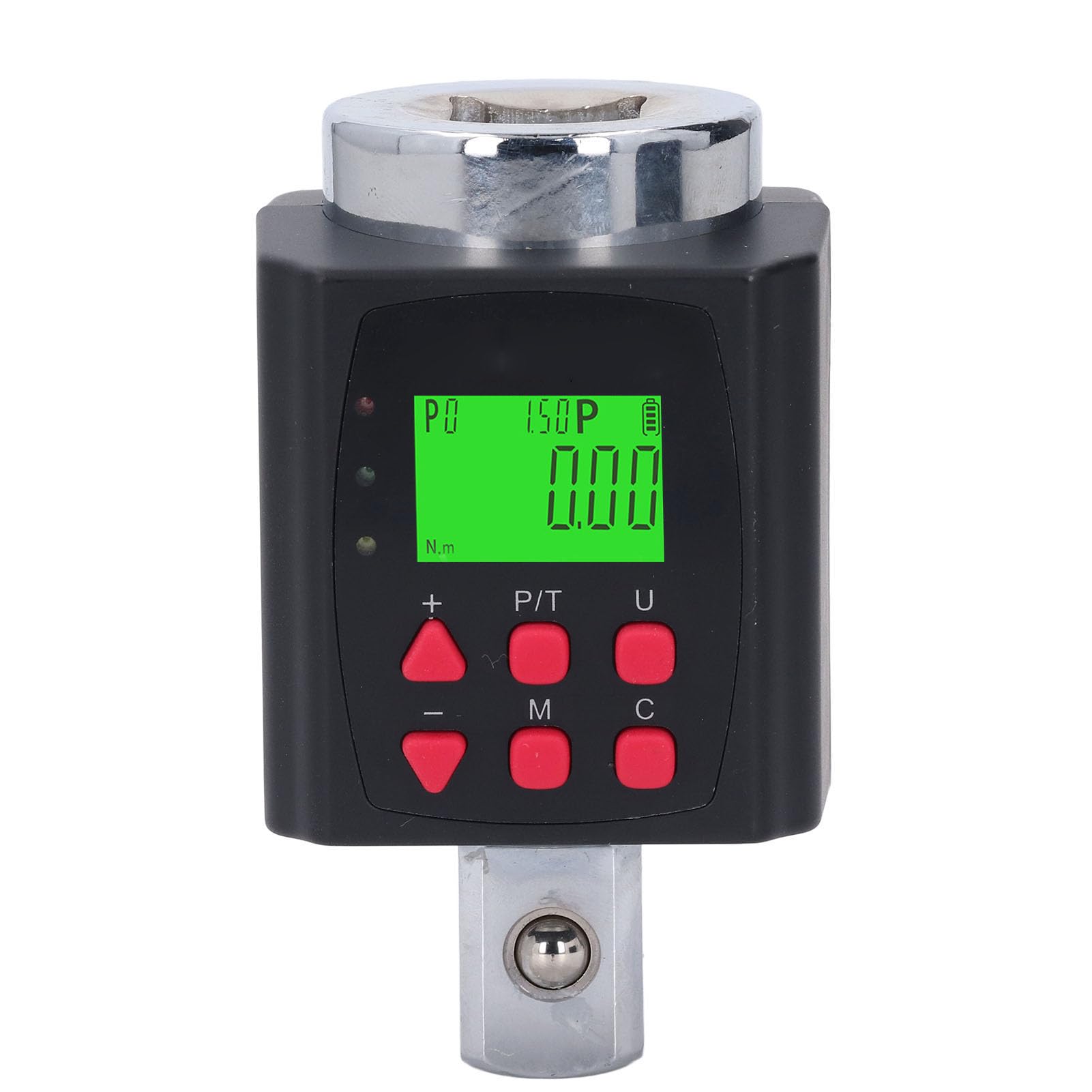 Cyfrowy Miernik Momentu Obrotowego 3/4 Cala Elektroniczny Adapter Klucza Dynamometrycznego 10-1000 Nm z Podświetlanym Wyświetlaczem i pamięcią 500 Danych do Konserwacji Rowerów i