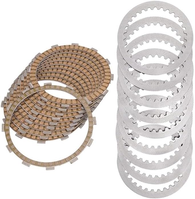 バイクパーツ ペーパーベース スチール クラッチ フリクションプレート