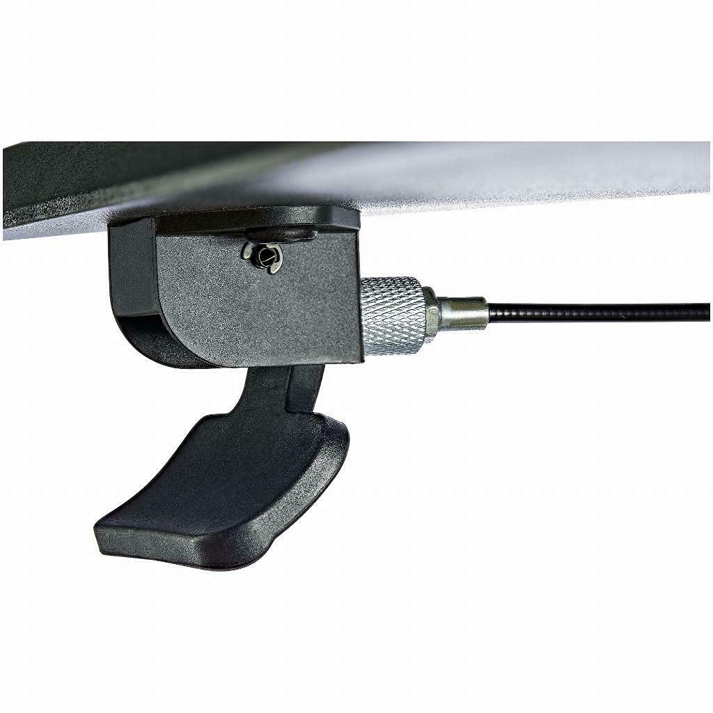 StarTech Mobiler Steh-Schreibtisch, Sitz-/Steh, mit Rollen (STSCART2) | Höhenverstellbarer Rollwagen, Ergonomisch, One-Touch-Lift, für Lehrer/Schüler