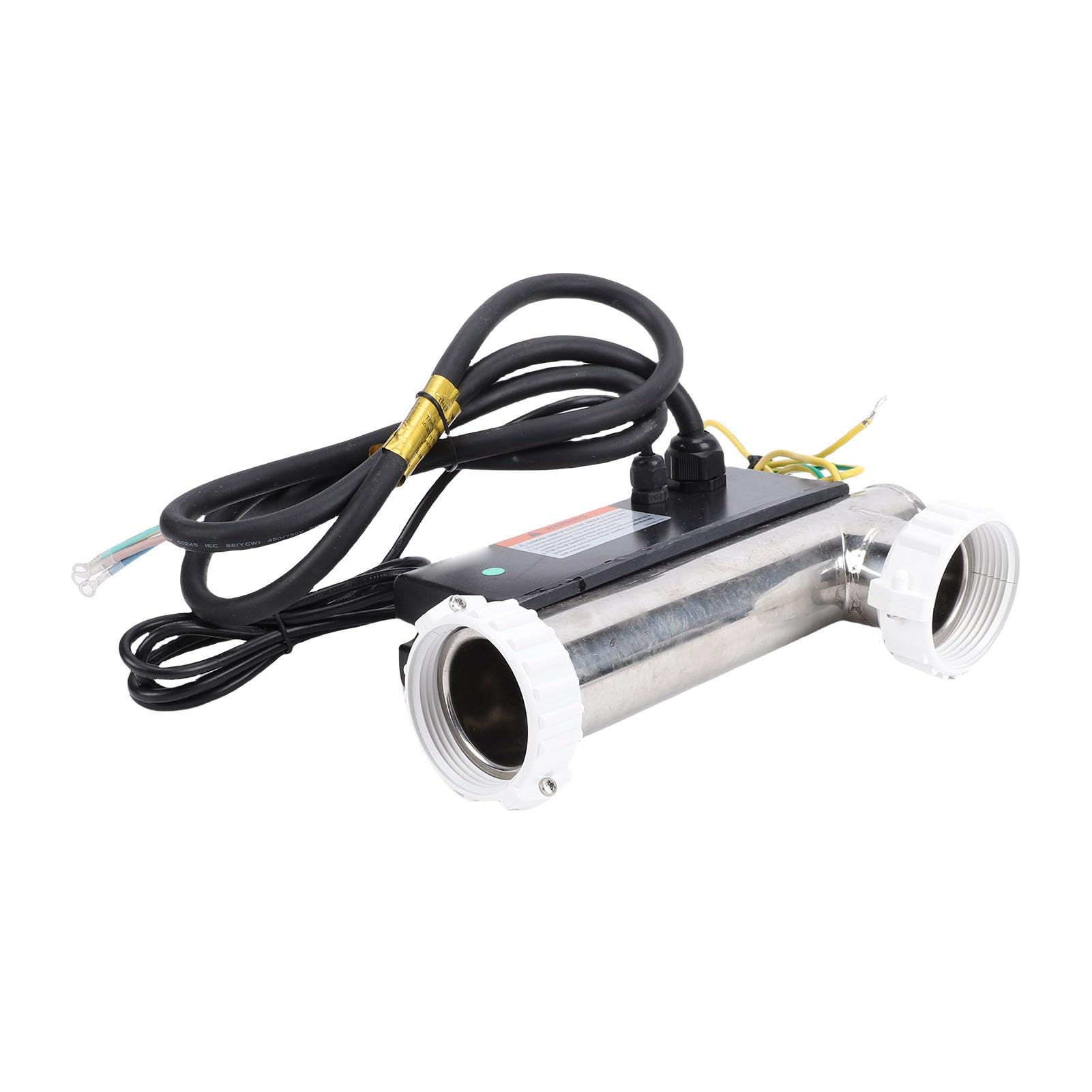 Sonew 3KW Wanna z Hydromasażem Termostat Grzejnik Regulator Temperatury Ogrzewania do Przenośnego Basenu Wanna SPA 1280L pojemność Stal Nierdzewna IPX5