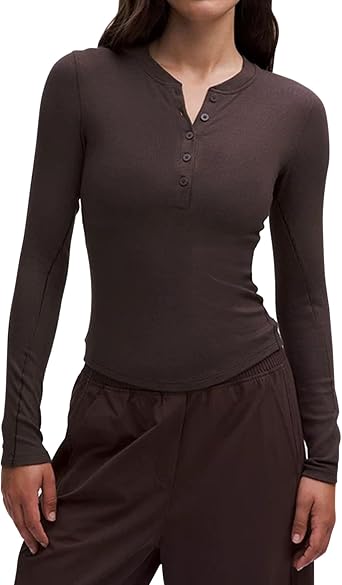 NOLLSOM Causal Women Spring Tops Long Sleeve Solid Color Button Down Shirts Going Out T Shirt