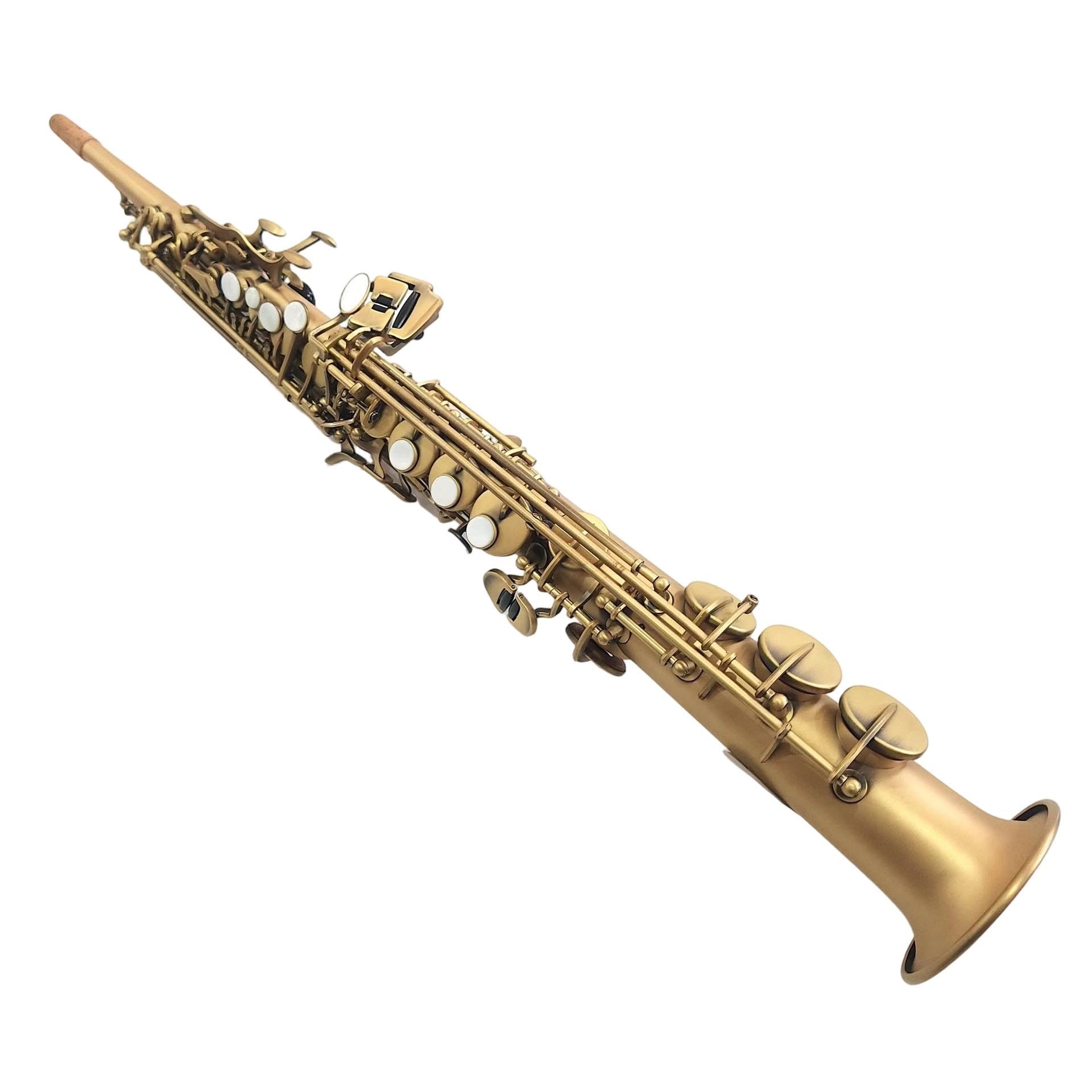 Saxophon Musikinstrumente B-Sopransaxophon Aus Messing