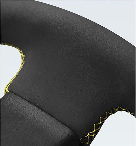 Miniatura 3 de JACBON Funda para volante de gamuza negra cosida a mano, para Nissan 200SX S15 Silvia Skyline R34 GTR GT-R 1998 1999 2000-2002