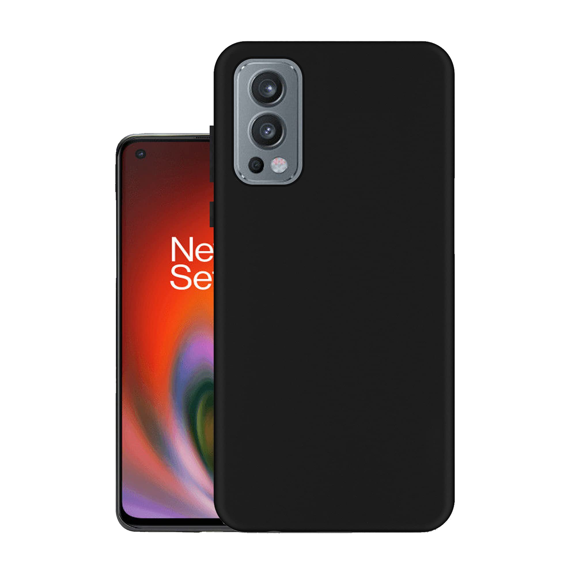 HELLO ZONE Exclusive Matte Finish Soft Back Case Cover for OnePlus Nord 2 5G - Black (B09BCMNQ47) Amazon Price History, Amazon Price Tracker