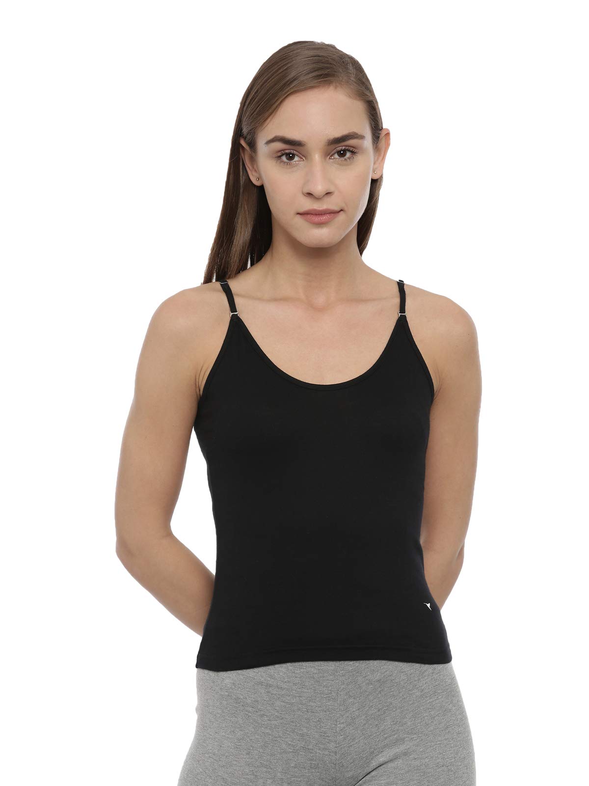 Womens Cotton Camisole. Thin Adjustable Strap Slips.-image-46