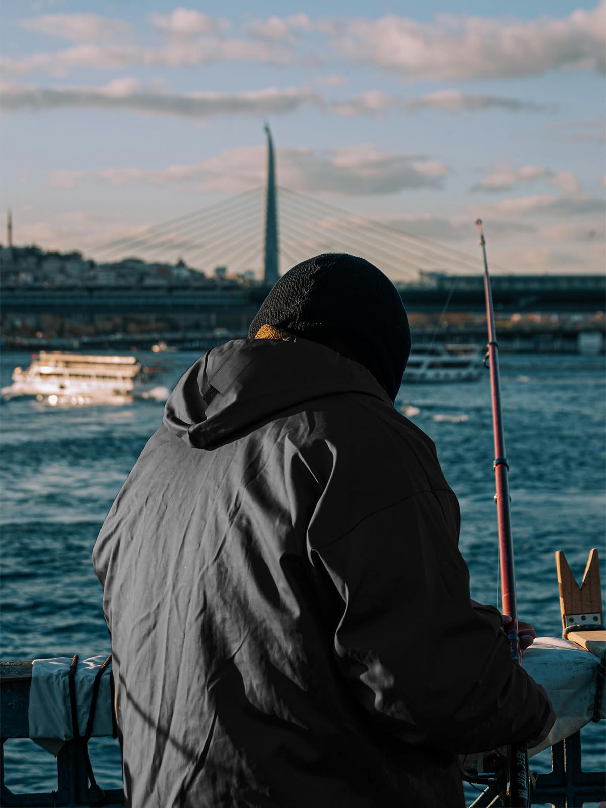 Angel-Regenanzug für Herren, wasserdicht, für Segeln, Regenjacke, Latzhose mit Kapuze, für jedes Wetter