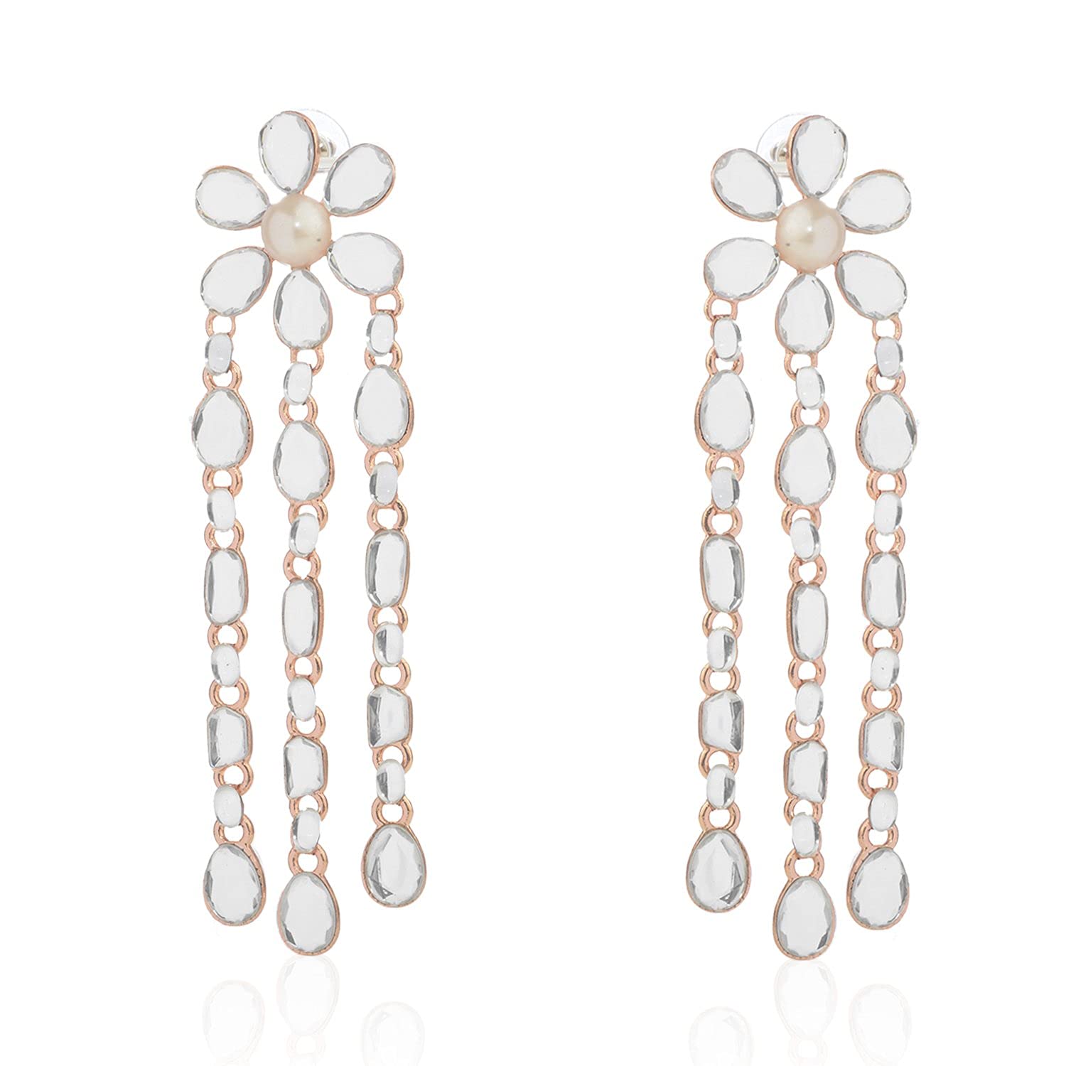 See full amazon price history chart for Estele Aiyna Collection with Mirror Kundan tassels Earrings for Women Estele Aiyna Collection with Mirror Kundan tassels Earrings for Women (B08CPZS2RP) Amazon Price History, Amazon Price Tracker
