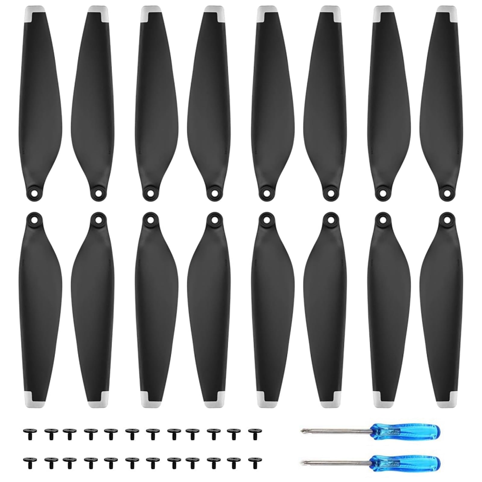 Bocguy 16 Pcs Drone Mavic Mini Hélices, modelo 4726 Hélices para Mavic Mini Accesorios Reemplazo de Drones con 24 Tornillos & 2 Destornillador, Bajo Ruido & Estable (Plata) — view 25