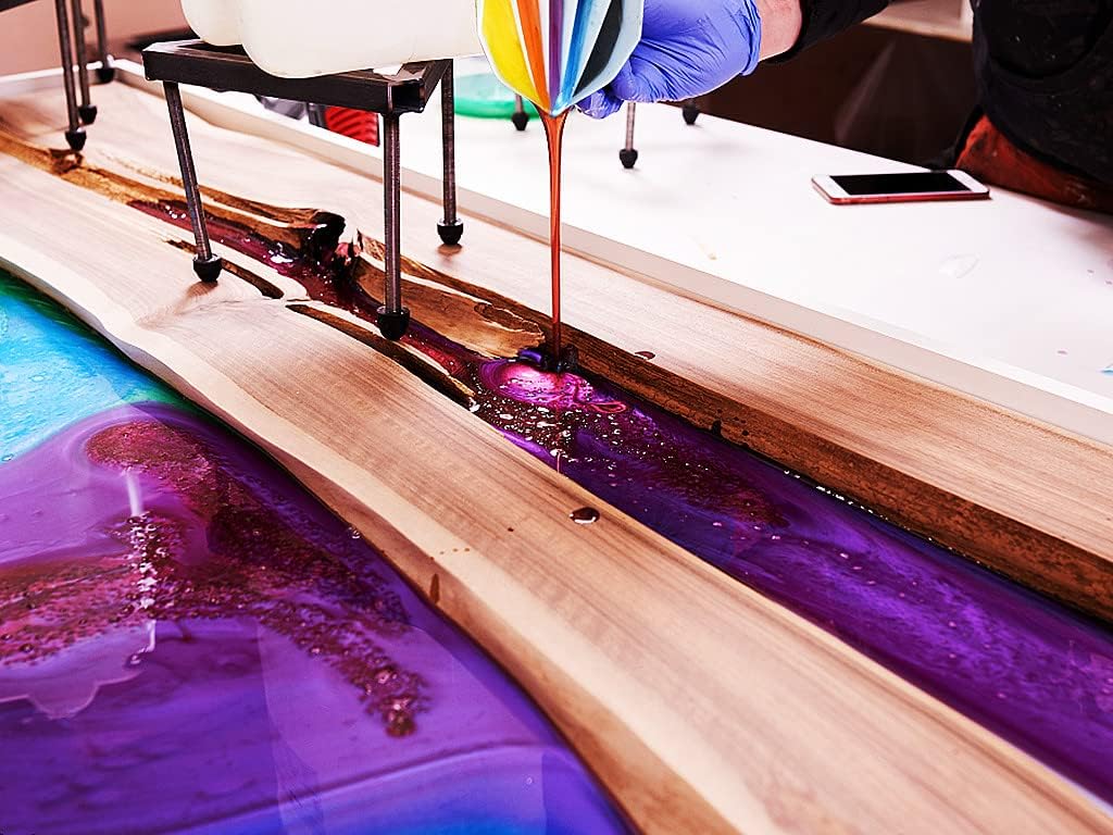 Buy Silicone Paint Resin Pouring Split Cup, 4pcs (25 Channel) Pour Painting Supplies Kit for