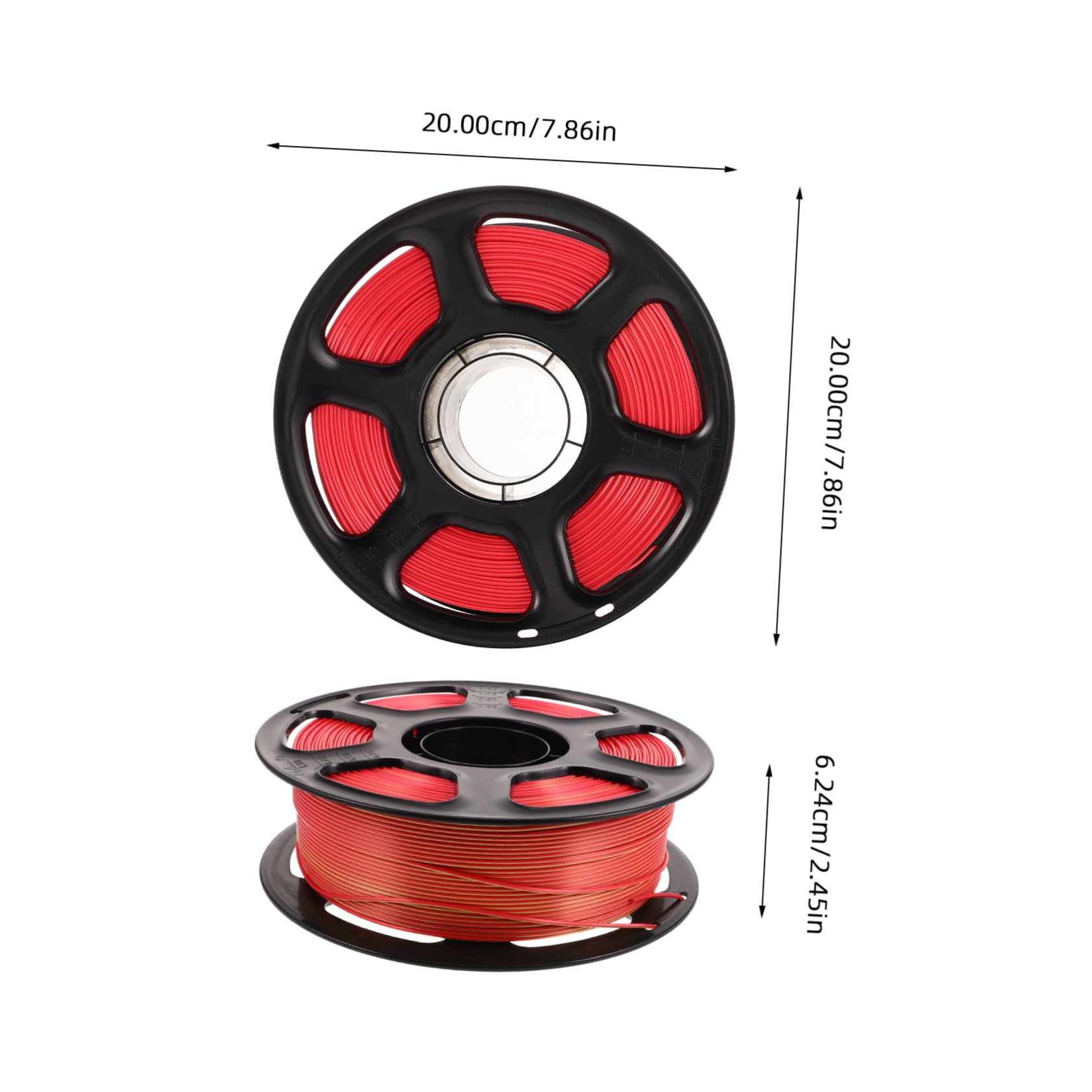 Holibanna Filament Drucker Pla-filament Zweifarbiges Filament Kompatibel Mit Den Meisten 3d-druckern Einfach Zu Laden Verwenden Langlebige Qualität