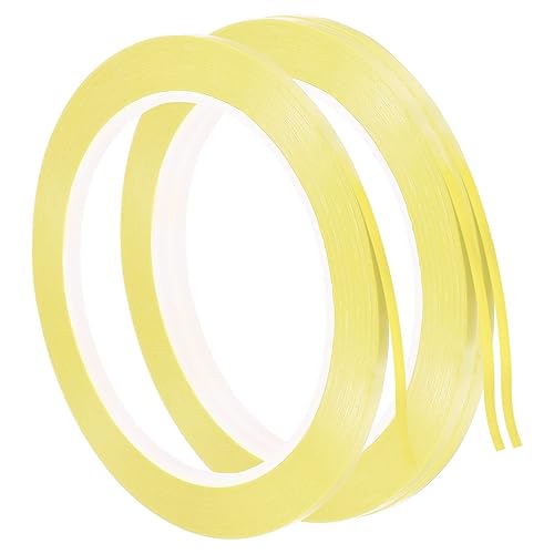 Miniatura 31 de PATIKIL Cinta de pizarra blanca de 1/2 pulgada, paquete de 3 cintas finas de borrado en seco de 72 yardas para marcado gráfico de arte de bricolaje