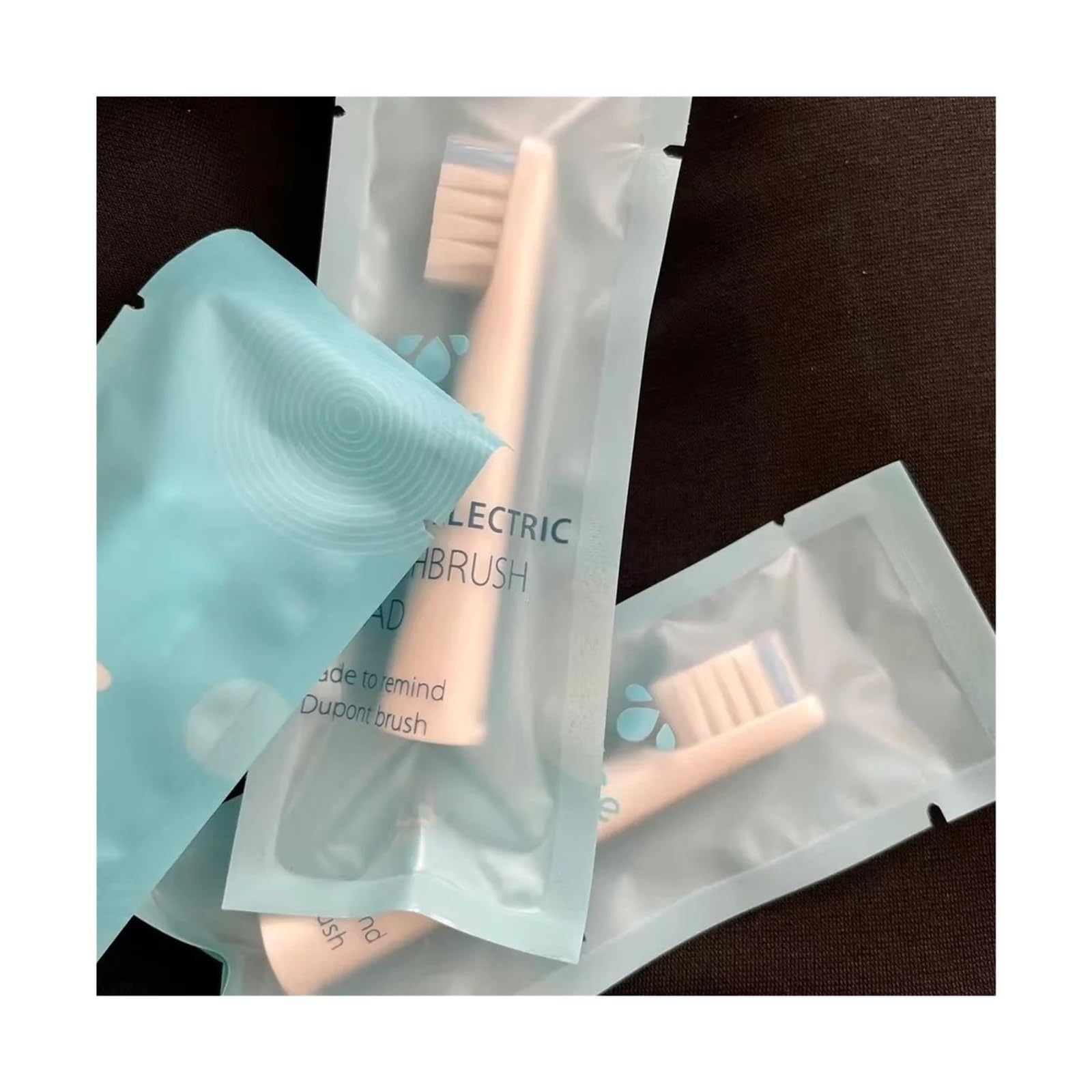 10 cabezales de repuesto for cepillo dientes eléctrico Realme N1 N2 RTX2103 SN301 con boquillas cerdas suaves(10pcs BLUE)