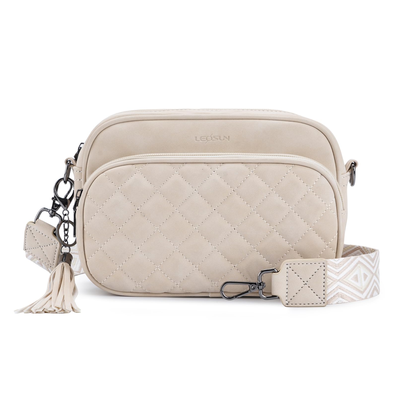 Mirevelle Damen Crossbody Handtasche – Elegante Umhängetasche mit mehreren Fächern, weichem Material und verstellbarem breitem Gurt – Leicht, stilvoll und ideal als Geschenk