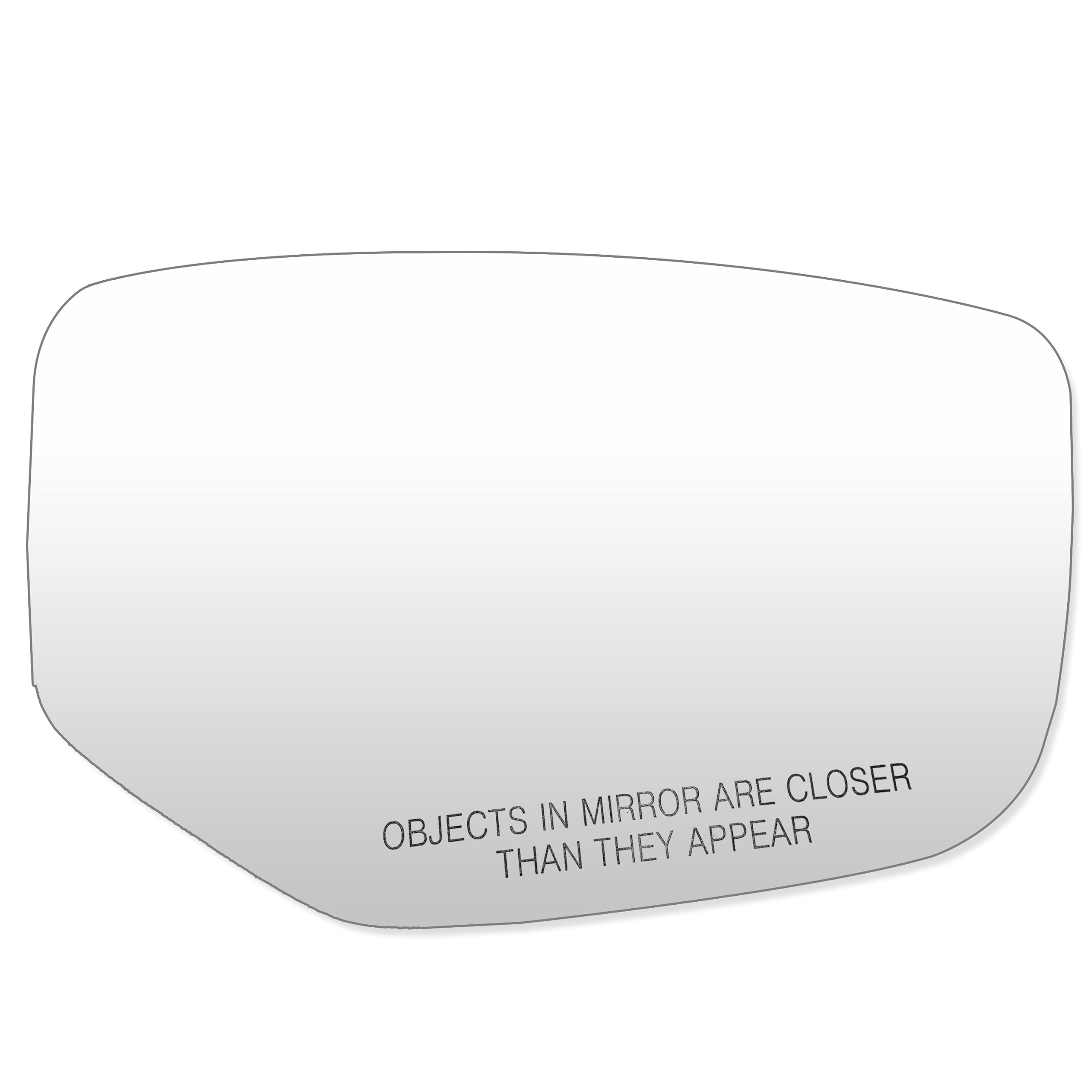 SCITOO Side View Mirror Glass Passenger Right Side Mirror Glass Fit For 2013-2017 For HONDA ACCORD EX MODEL W/O HEATED Chrome Convex Replacement Exterior Mirror Glass