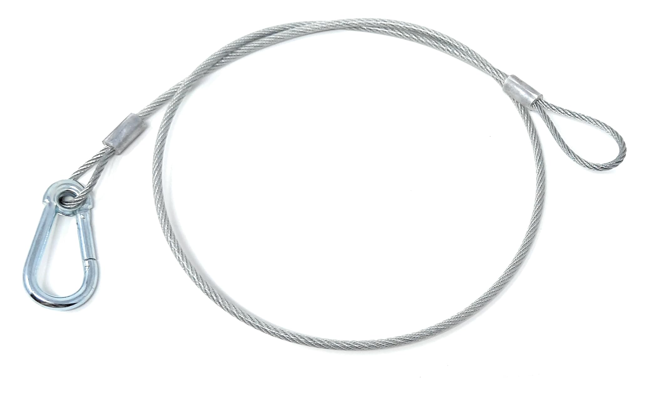 Safety Bond Wire for Stage Lighting - Galvanized Chain for DJ Disco, and Lighting Effects (860mm x 3.2mm - 50kg)