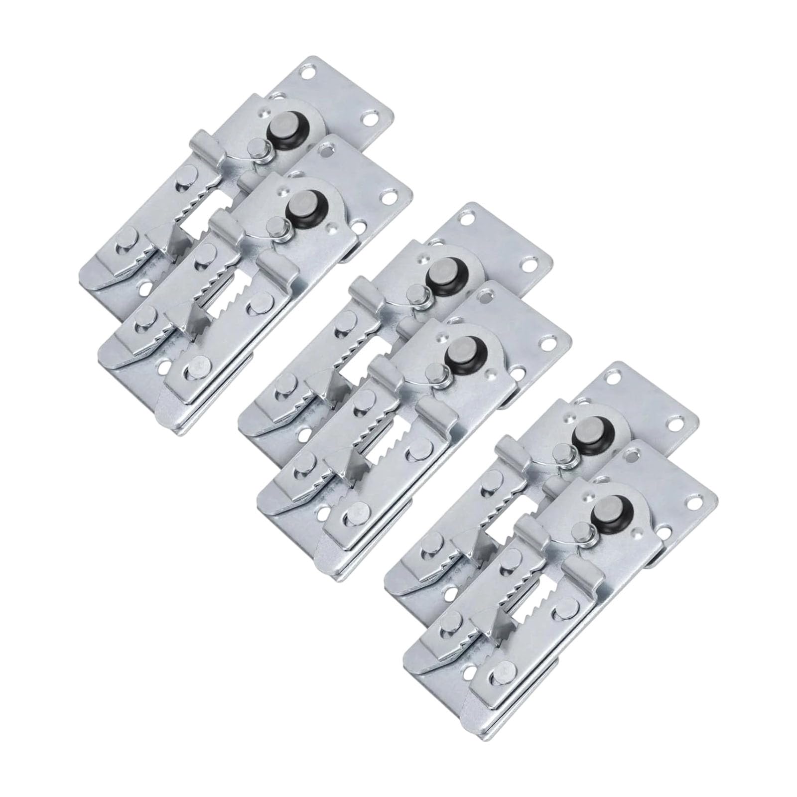 Msioytog Steel Sofa Connector Brackets 6 Pack Secure Sectional Couches Movement Metal Construction Sofa Connector Bracket