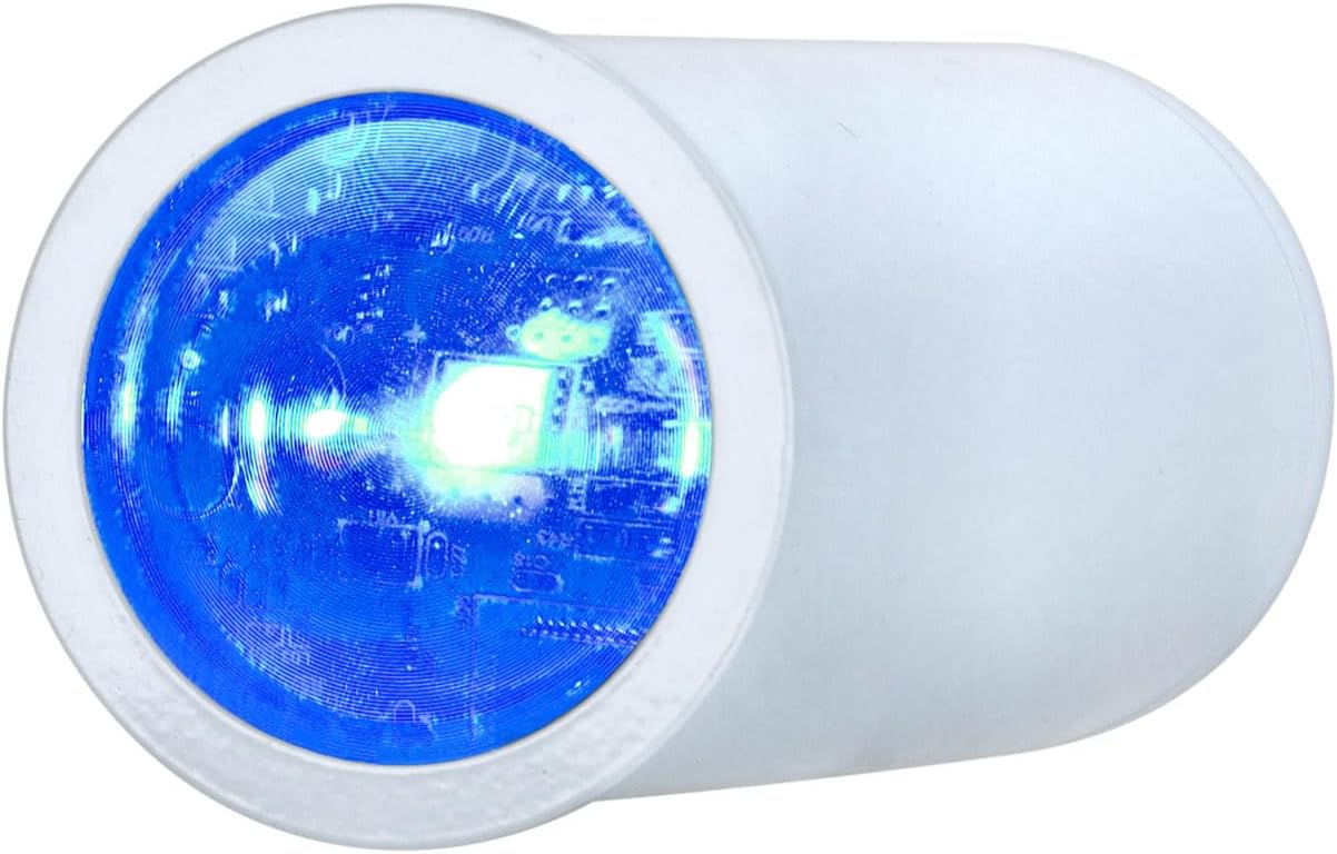 Rockville MINI Halo White DJ Wall Wash Up Light Effect, 17 Hour Battery Power, Wireless DMX, RF Remote