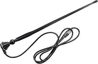 AntennaMastsRus - Black AM-FM Rubber Ducky 15 Inch Antenna Kit fits Volvo Excavator Wheel Loader Hauler Paver Compactor Pipelayer (All Models)