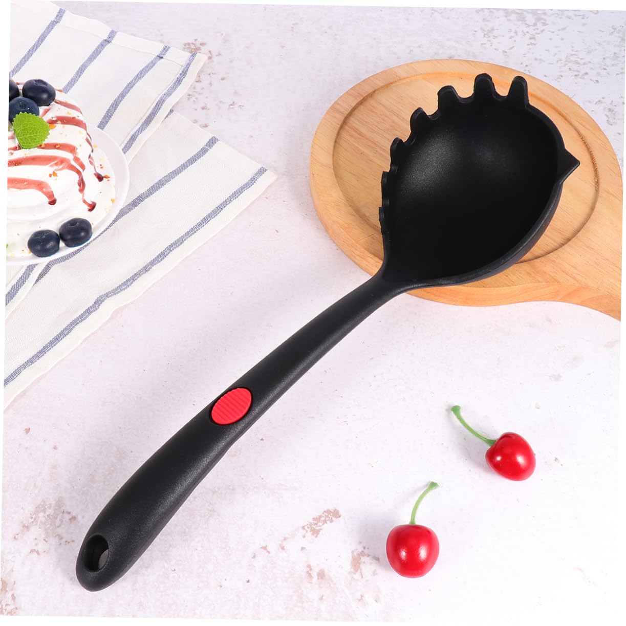 Alipis 2 Pz utensili da cucina set cucina attrezzi cucina cucchiai di silicone cucchiaio per servire gli spaghetti utensile in silicone gadget da cucina pentole anti-aderente server suite