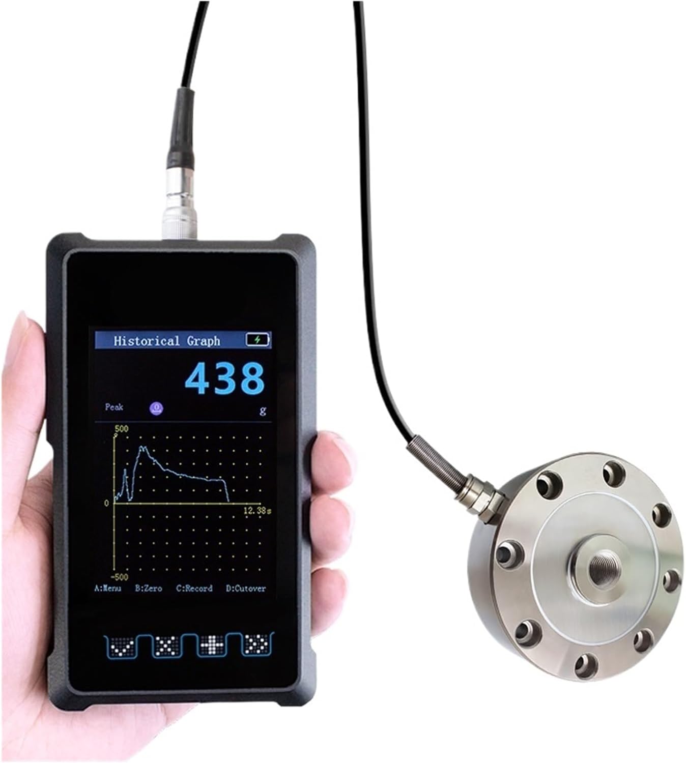 Wireless Dynamomoter Fiber Chassis Dynamometer Wireless Indicator(Bulid-in 0-1000N)