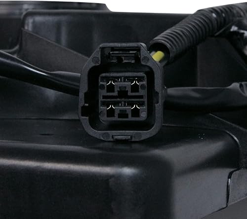 Miniatura 3 de TYC 621240 repuesto de radiador/condensador para Chrysler PT Cruiser, ensamble de ventilador refrigerante