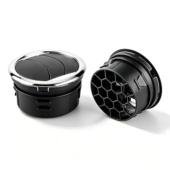 Dashboard AC Vent, Dash Board AC Heat Air Vent Outlet Fit for Suzuki SX4 Swift 2005-2013, Round Car Air Air Conditioning Outlet, Interior AccessoriesBlack