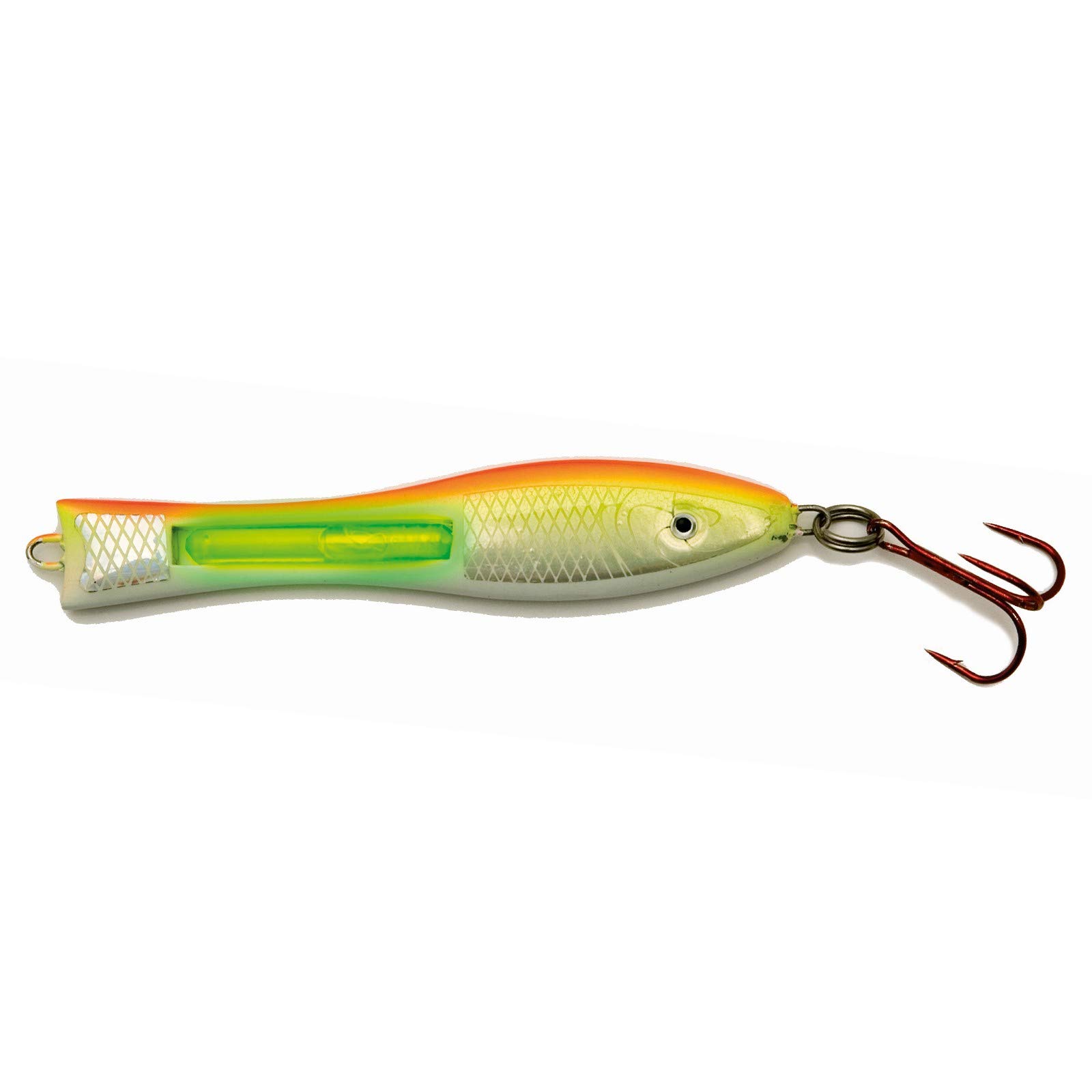 Behr Power Glo Pilker 100g Con Light Unit - Esca Artificiale Luminescente Per Pesca A Knick E Dorsch