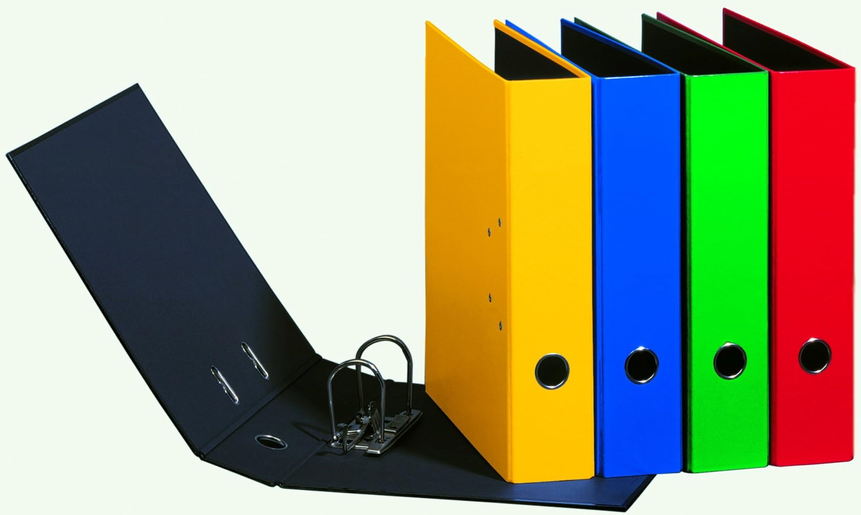 Pagna 10 x Ordner Basic Colours A4 75mm farbig Sortiert