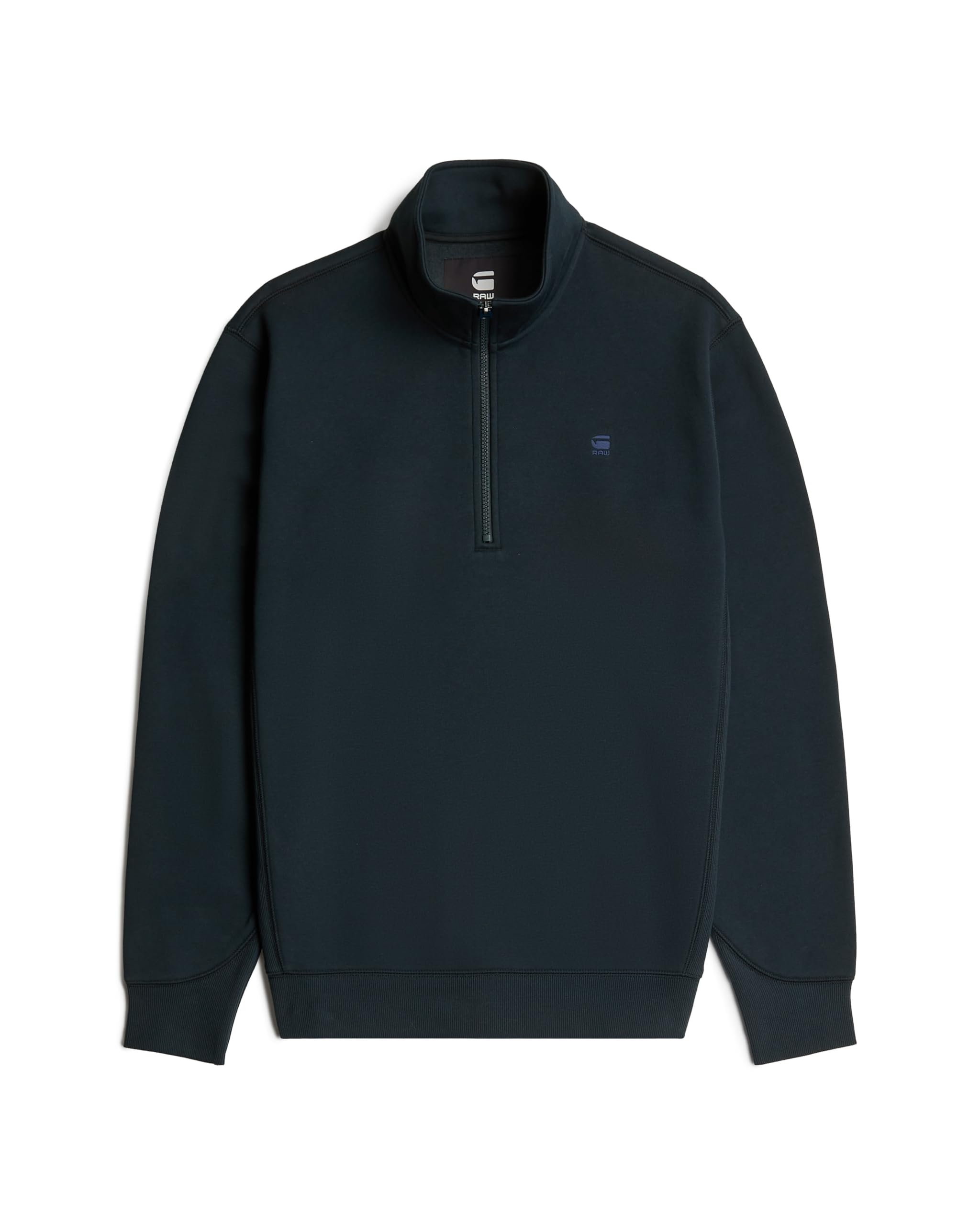 G-STAR Męska bluza premium Core Half Zip Sweater, Niebieski (Salute D26459-c235-c742), L