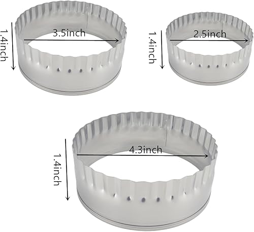 Miniatura 6 de Juego de 3 cortadores de galletas de trébol, 4.15 pulgadas, 3 pulgadas, 1.8 pulgadas, juego de cortador de galletas de trébol, suministros para