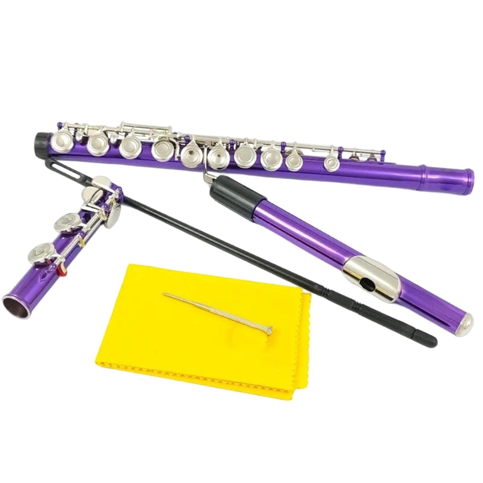 Flauto Traverso Flauto Viola Placcato Con Chiavi C A 16 Fori Chiusi Con Chiave E MFL-604