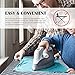 Eutuxia Magnetic Ironing Blanket. Alternative for Iron Board. Portable Cover for Washer, Dryer, Table, Bed, Countertop. Dry Safe & Heat Resistant Pad. Quilted Laundry Mat for Everywhere. 23 x 20.5