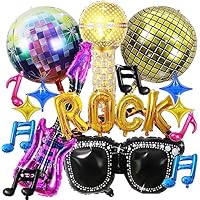 Shamoparty Fiesta de cumpleaños de discoteca, decoración de