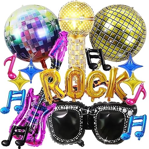 Shamoparty Fiesta de cumpleaños de discoteca, decoración de fiesta de música, globo de papel de aluminio, para fiestas de cumpleaños, decoración de música, suministros para adultos y niños | Ya disponible en tu tienda friki favorita! En mundofriki.es! Shamoparty Fiesta de cumpleaños de discoteca, decoración de fiesta de música, globo de papel de aluminio, para fiestas de cumpleaños, decoración de música, suministros para adultos y niños | Ya disponible en tu tienda friki favorita! En mundofriki.es!